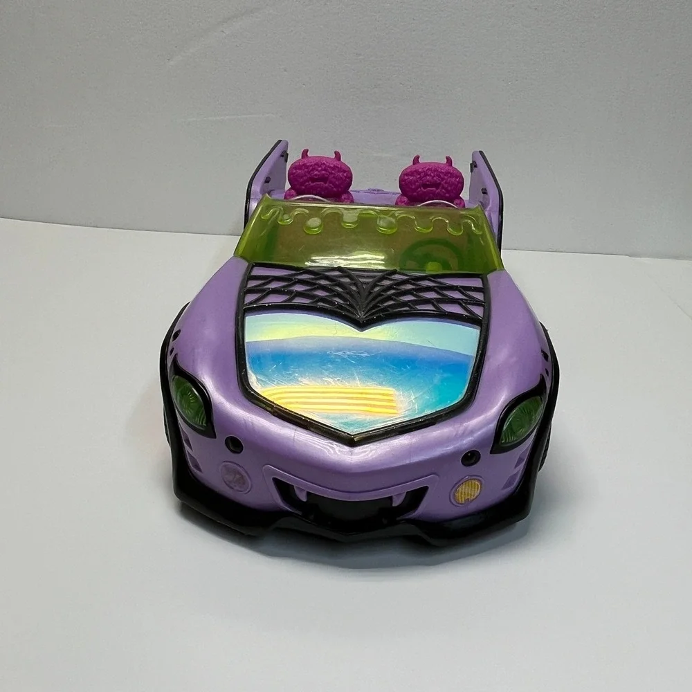 Monster High Purple Ghoul Spiderweb Convertible Car 2022 Toy‎ Kids Play Vehicle